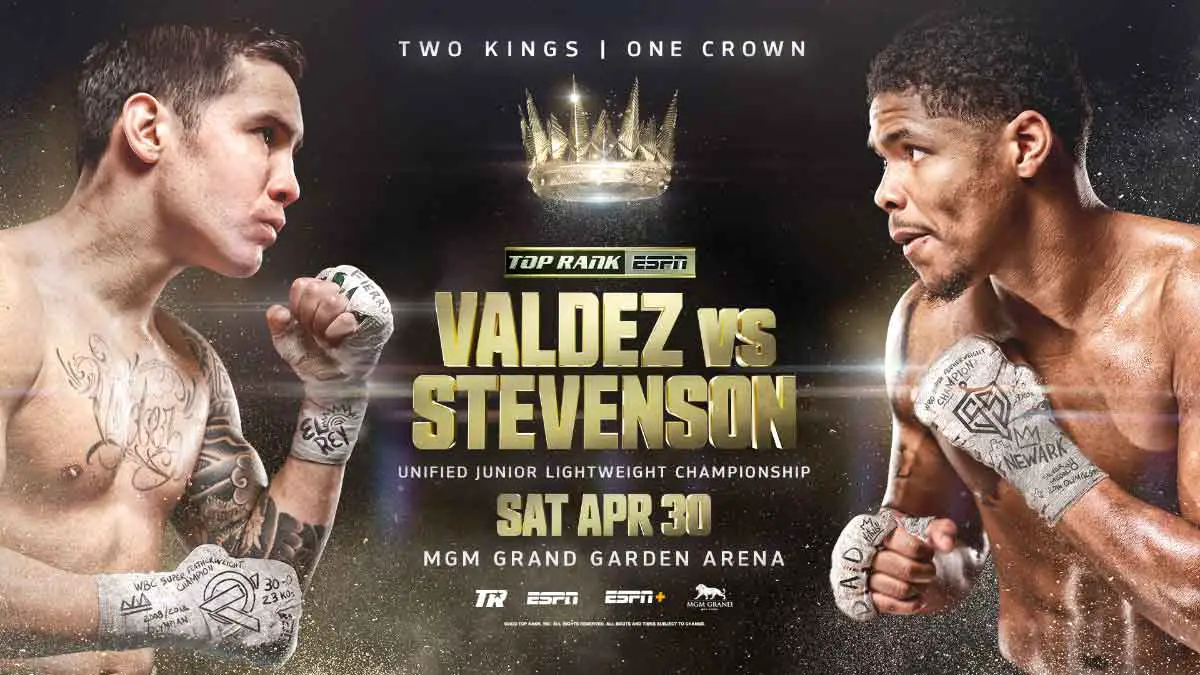 Oscar Valdez vs Shakur Stevenson Poster