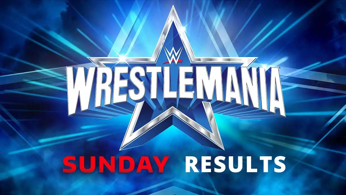 WWE WrestleMania Night 2 Results