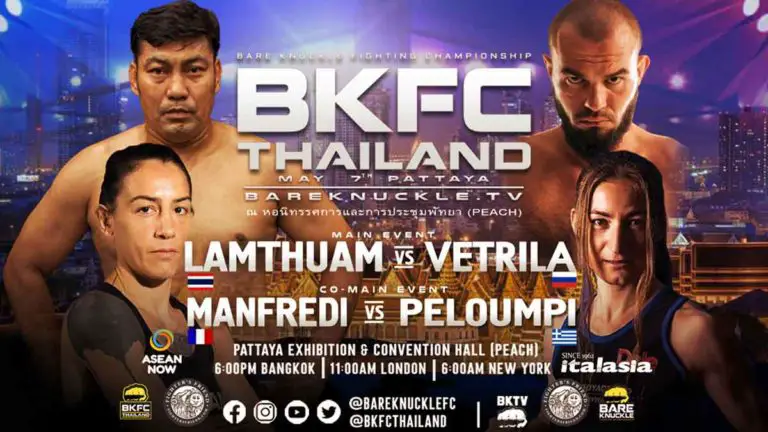 BKFC Thailand 2 Results, Fight Card, Streaming Link