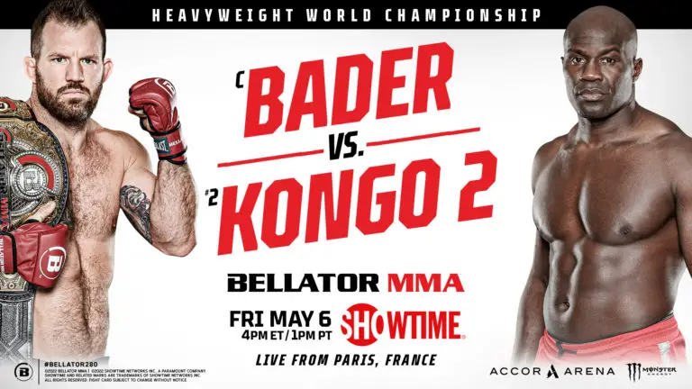 Bellator 280: Bader vs Kongo 2 Results, Card, Weigh-In, Time