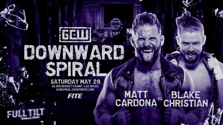 GCW Downward Spiral 2022 Results, Match Card, Streaming Link
