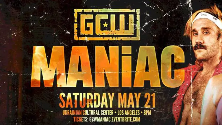 GCW Maniac 2022 Results, Card, Streaming Link- Janela, Bandido