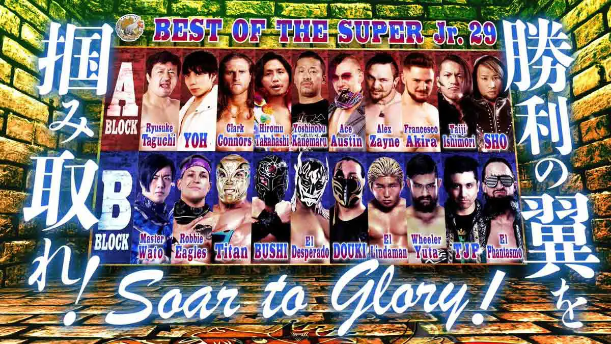 NJPW Best of Super Junior 29 Line up