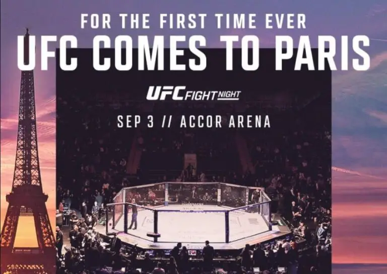 UFC Set to Hold its First-Event in Paris on September 3