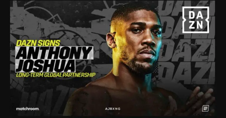 Anthony Joshua Signs Long-Term Deal with DAZN After Quitting Sky Sports
