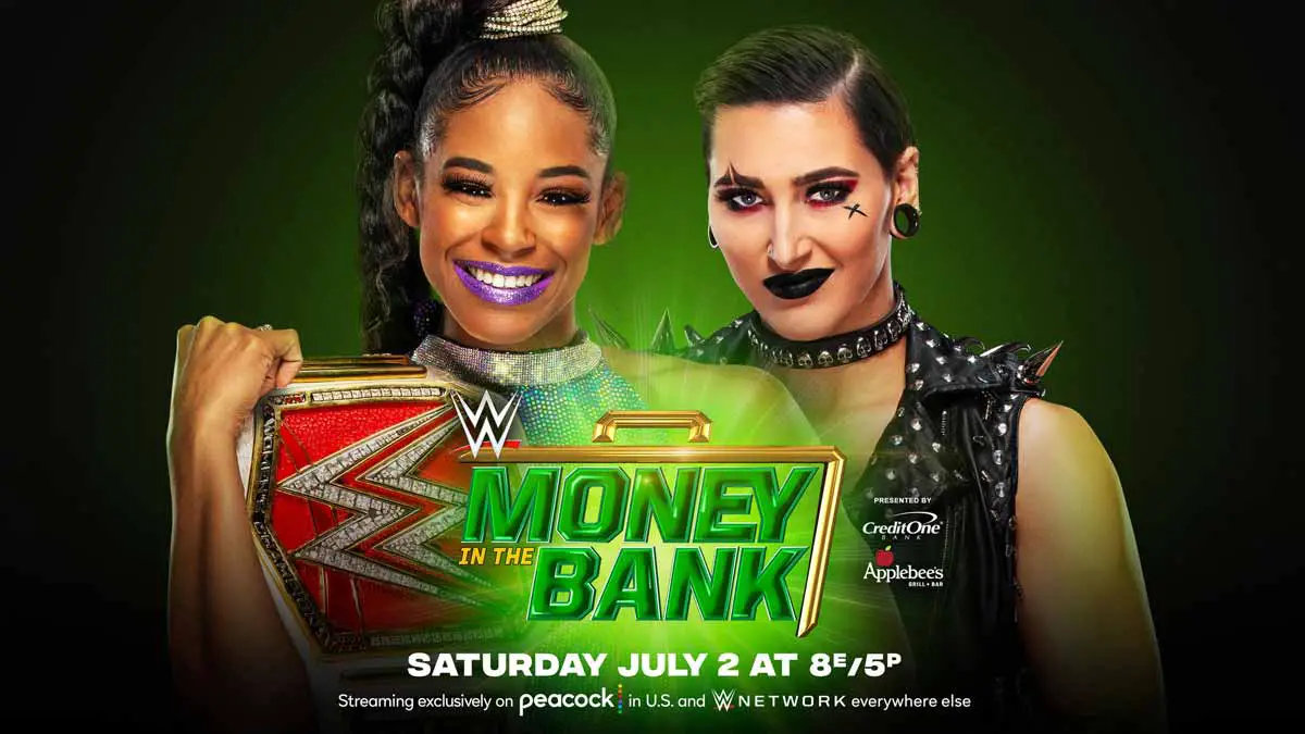 Bianca Belair vs Rhea Ripley WWE Money in the Bank 2022