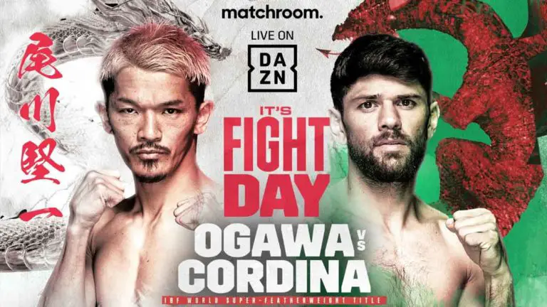 Kenichi Ogawa vs Joe Cordina Results, UnderCard, Streaming Link