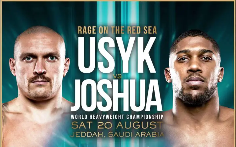 How to Watch Usyk vs Joshua 2 in the UK, US, Worldwide?