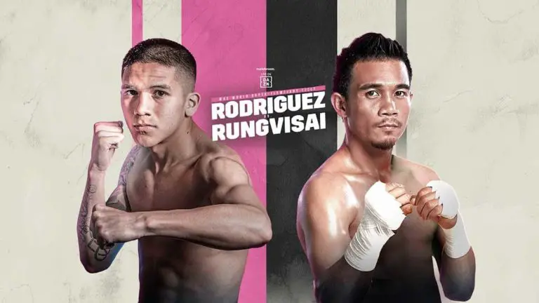 Rodriguez vs Rungvisai Results, Undercard, Time, Streaming