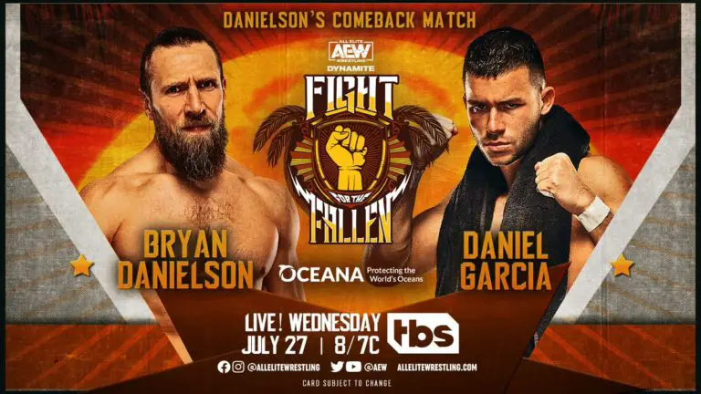Bryan Danielson Cleared to Compete, Will Fight Garcia at 7/27 Dynamite