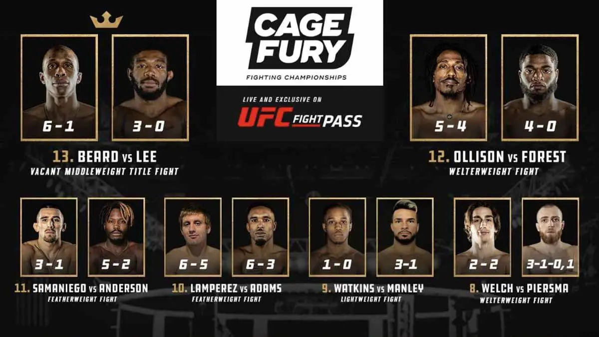 Cage Fury FC 111 