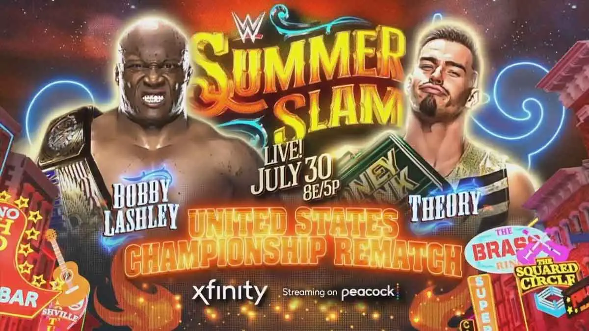 Bobby Lashley vs Theory WWE Summerslam 2022