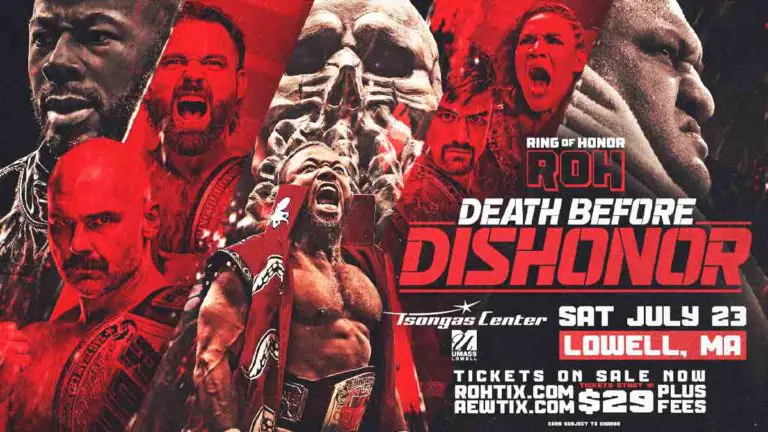 ROH Death Before Dishonor 2022 Match Card, Time, Streaming