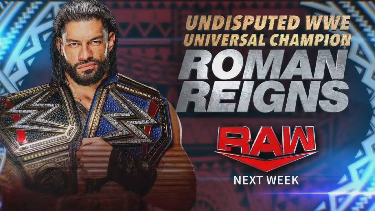 Roman Reigns WWE RAW July 25 2022