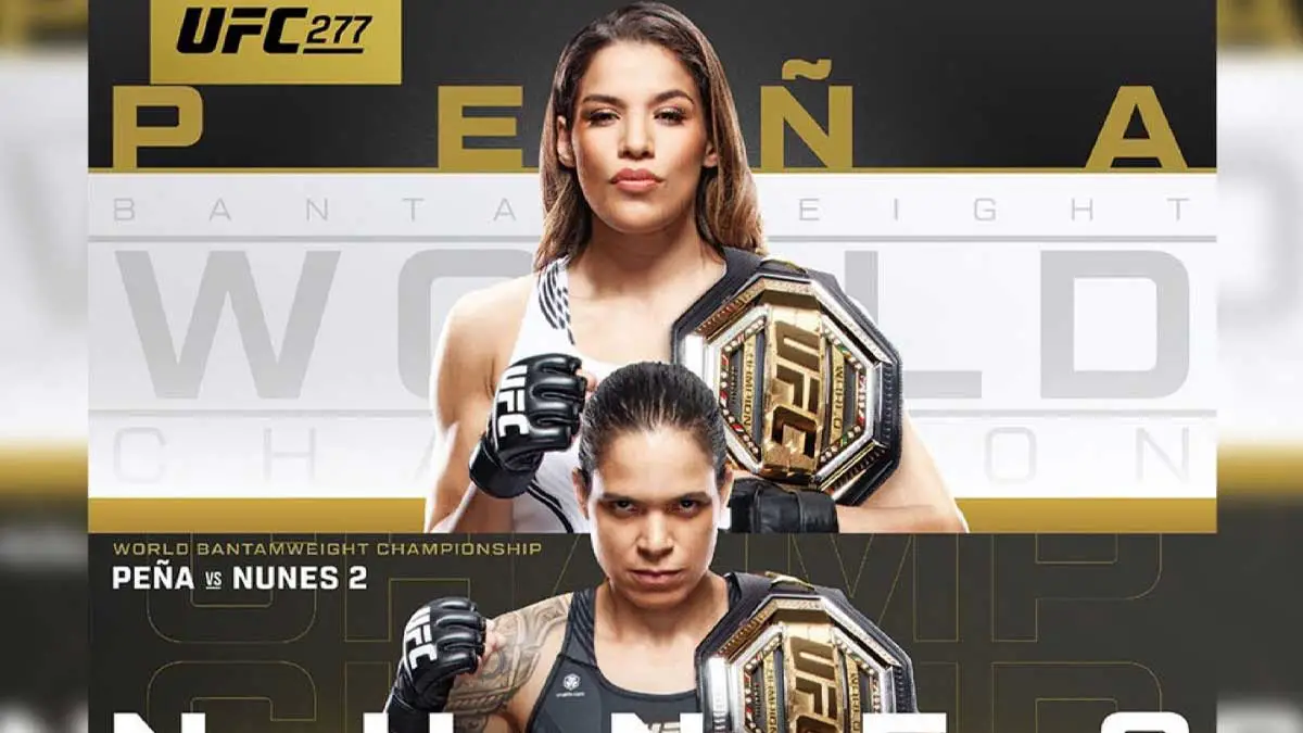 UFC 277 poster