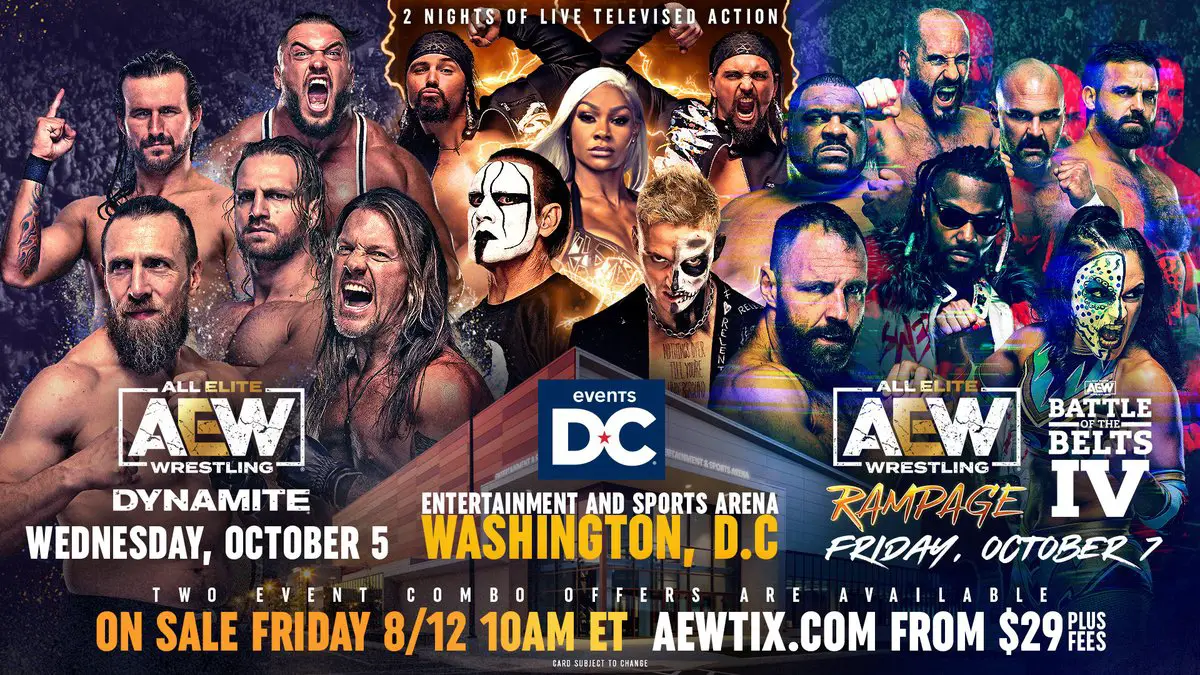 AEW Battle of the Belts IV announcement