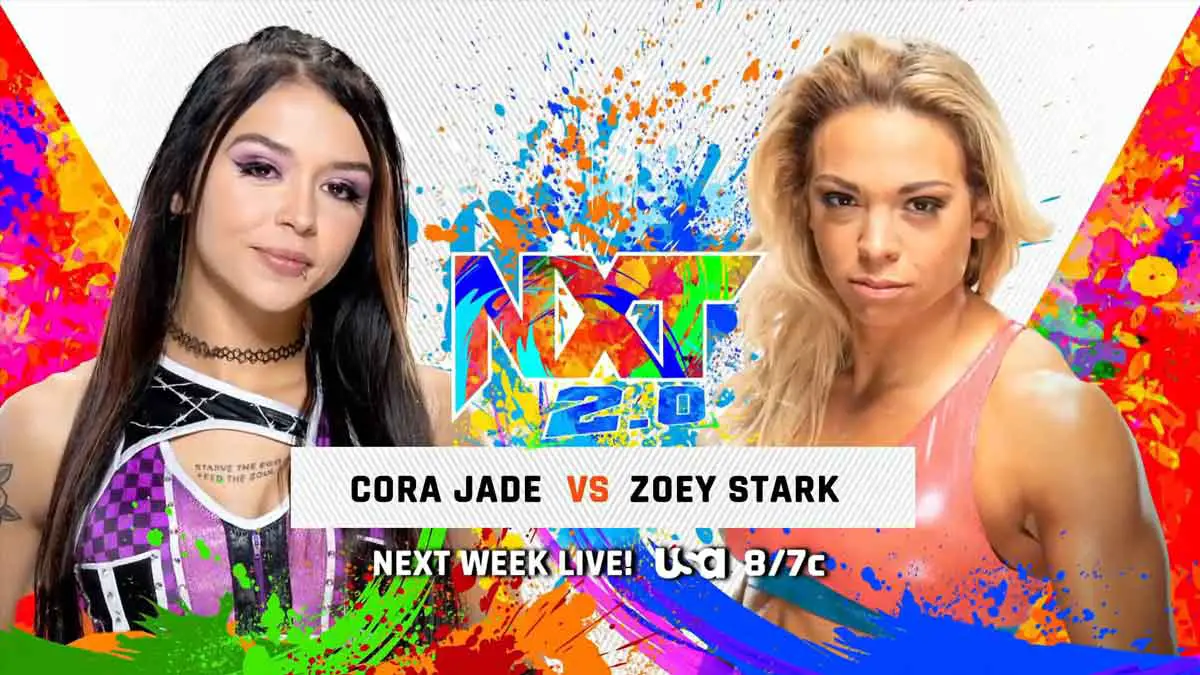 Cora Jade vs Zoey Stark WWE NXT 9 August 2022