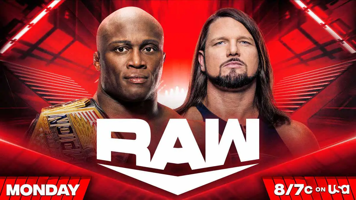 Lashley vs AJ Styles WWE RAW August 15 2022