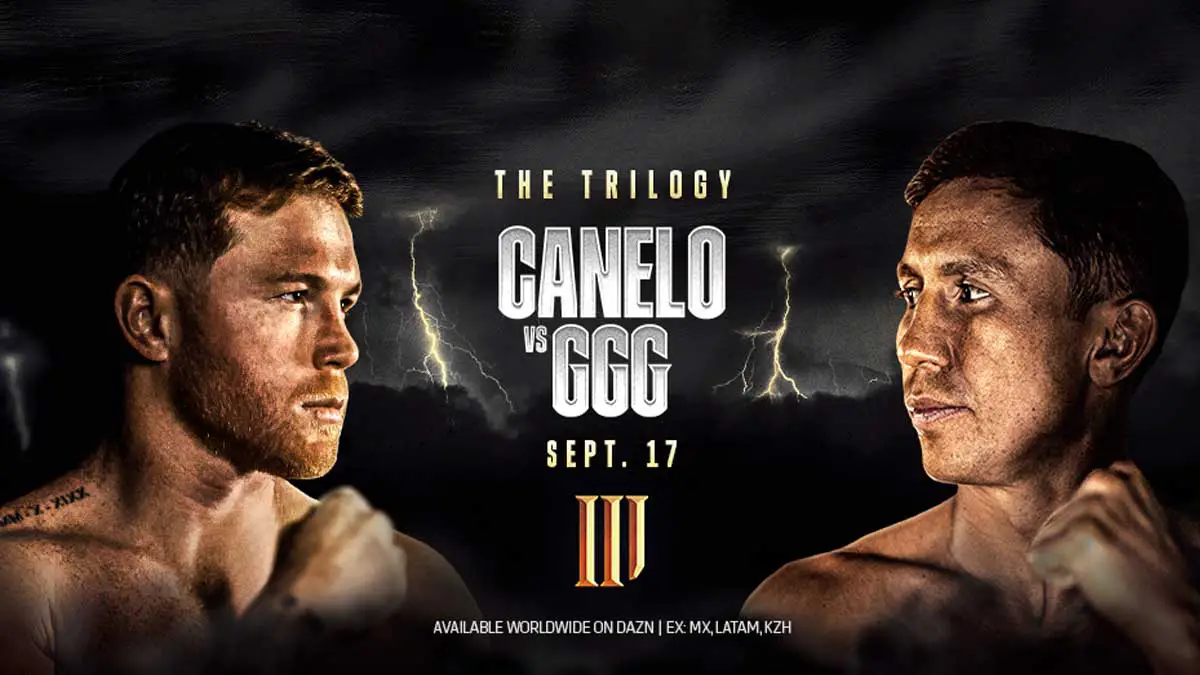 Canelo Alvarez vs Gennadiy Golovkin 3 Poster