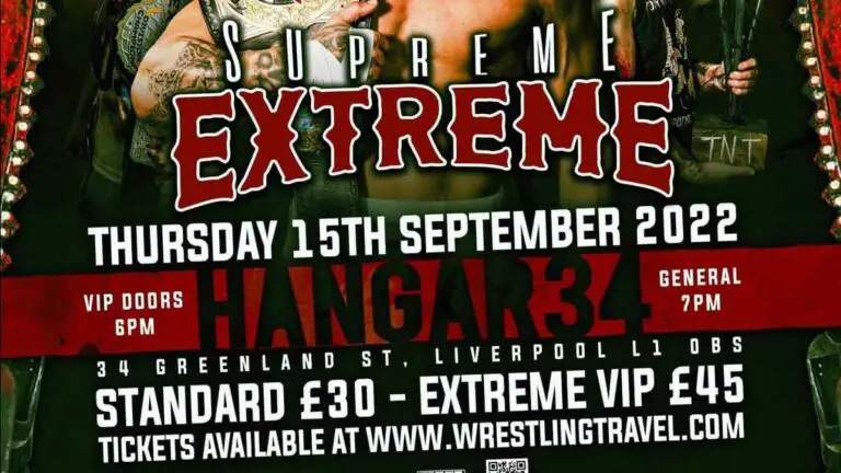 GCW TNT Supreme Extreme Results LIVE, Card, Streaming details