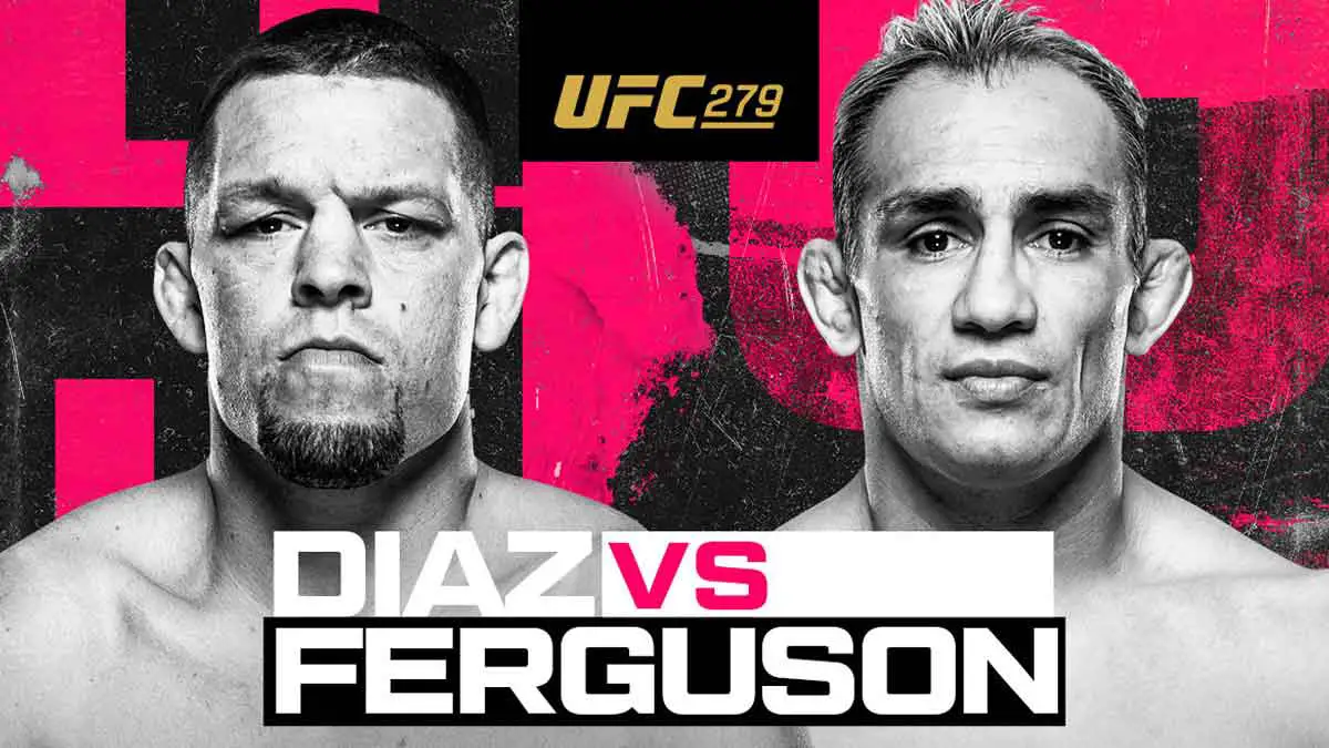 Nate Diaz vs Tony Ferguson UFC 279