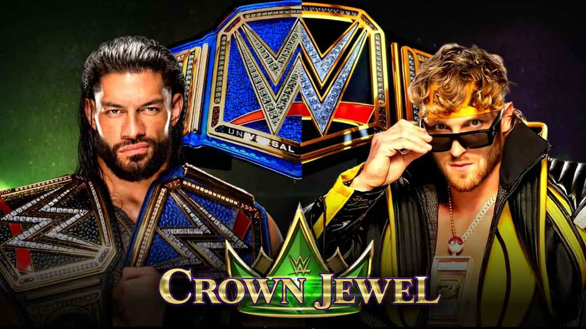 Roman Reigns vs Logan Paul WWE Crown Jewel