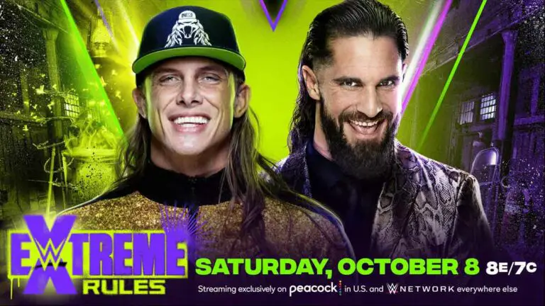 Matt Riddle & Seth Rollins Clash in Fight Pit at WWE Extreme Rules