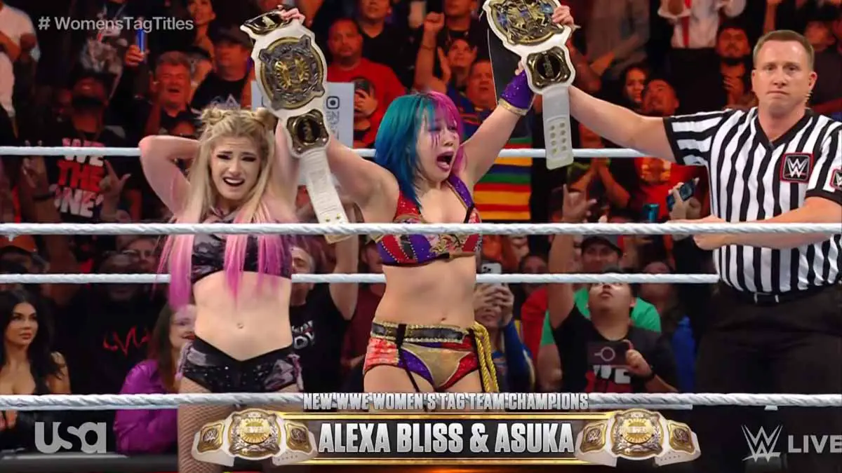 Alexa Bliss Asuka WWE Women Tag Team Champions