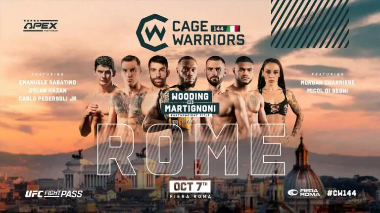 Cage Warriors 144 Results LIVE, Fight Card, Start Time