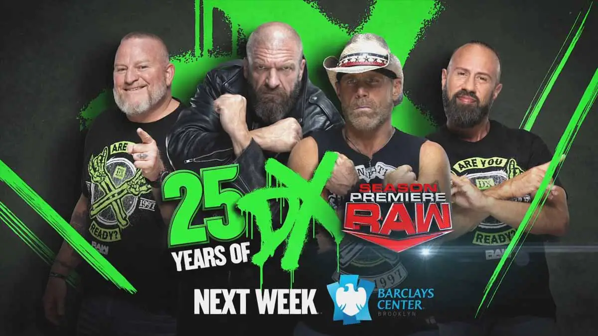 DX on WWE RAW October 10 2022