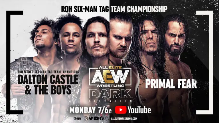 ROH Six-Tag Title Bout, Lucha Brothers, Cage & More Set for October 3 AEW Dark Elevation