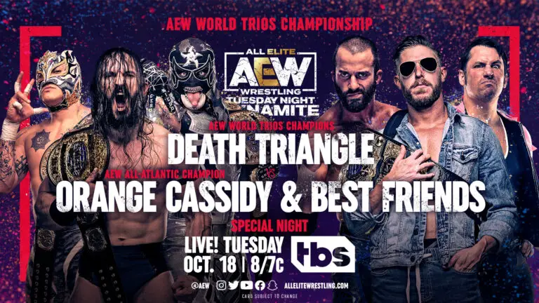 Death Triangle vs Best Friends Trio Titles Match Set for Oct 18 Dynamite