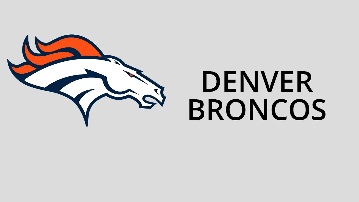 Denver Broncos NFL Poster 