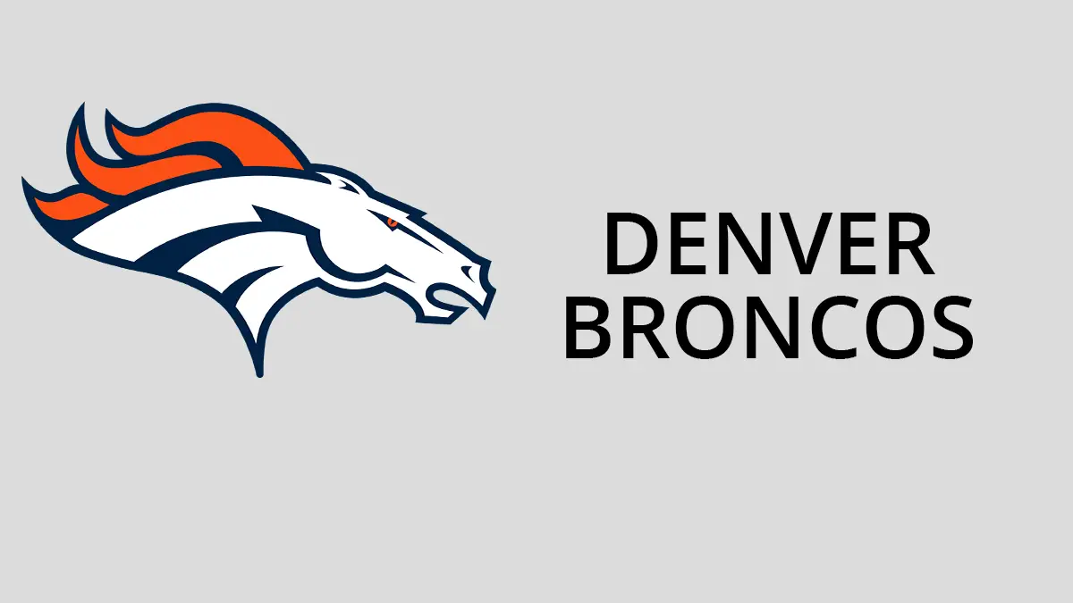 Denver Broncos NFL 202324 Schedule, Tickets ITN WWE