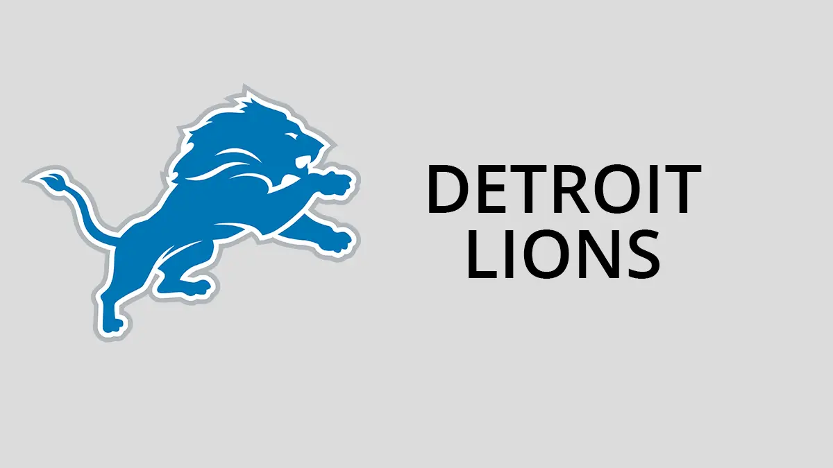 Detroit Lions NFL Poster 
