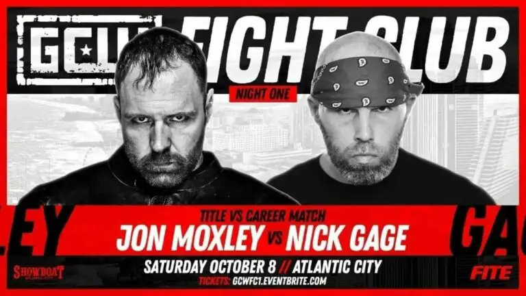 GCW Fight Club 2022 Results Night 1 LIVE, Moxley vs Gage(Oct 8)