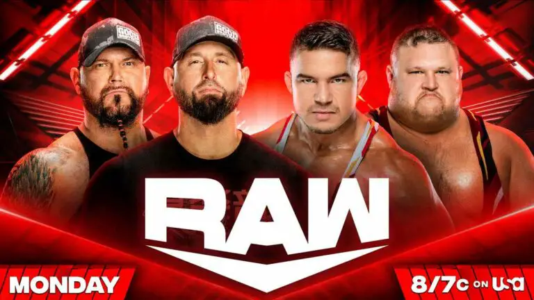 WWE RAW October 17, 2022 Preview & Match Card