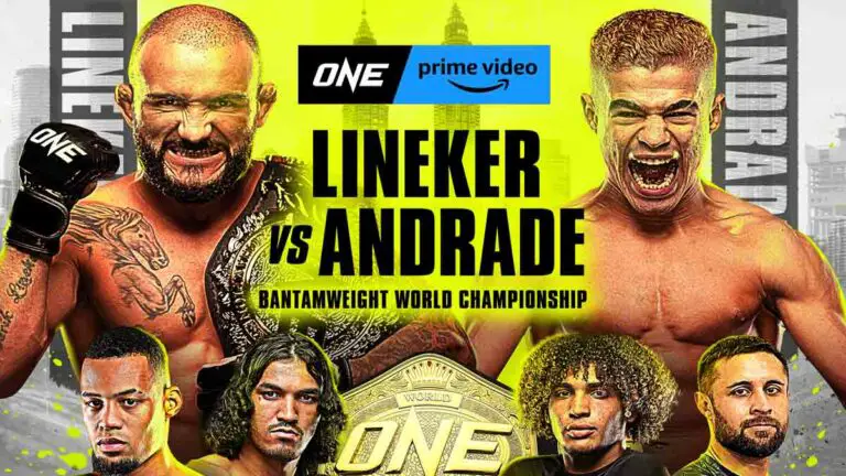 ONE on Prime 3 Results LIVE: Lineker vs Andrade, 3 Title Fights