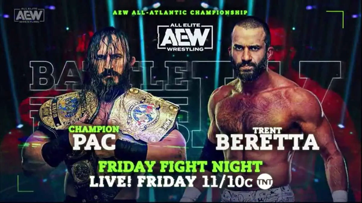 PAC vs Trent Baretta AEW Battle of the Belts IV