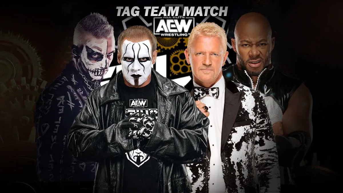 Sting & Darby Allin vs Jeff Jarett & Jay Lethal AEW Full Gear