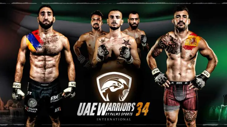 UAE Warriors 34 Results LIVE, Martun vs Acoidan, Card, Time