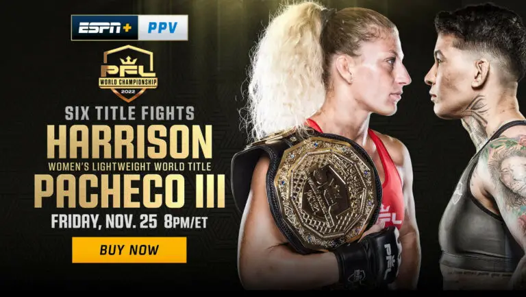 2022 PFL Championships pay-per-view Price Revealed