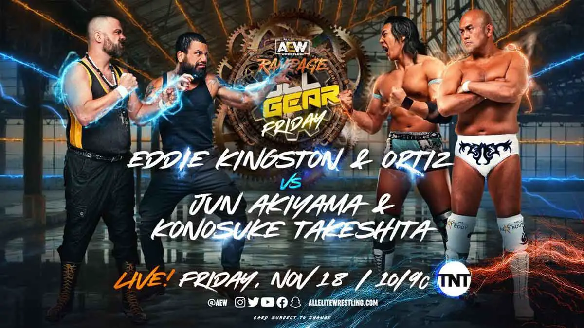 AEW Rampage Card Revealed for November 18, 2022 Episode