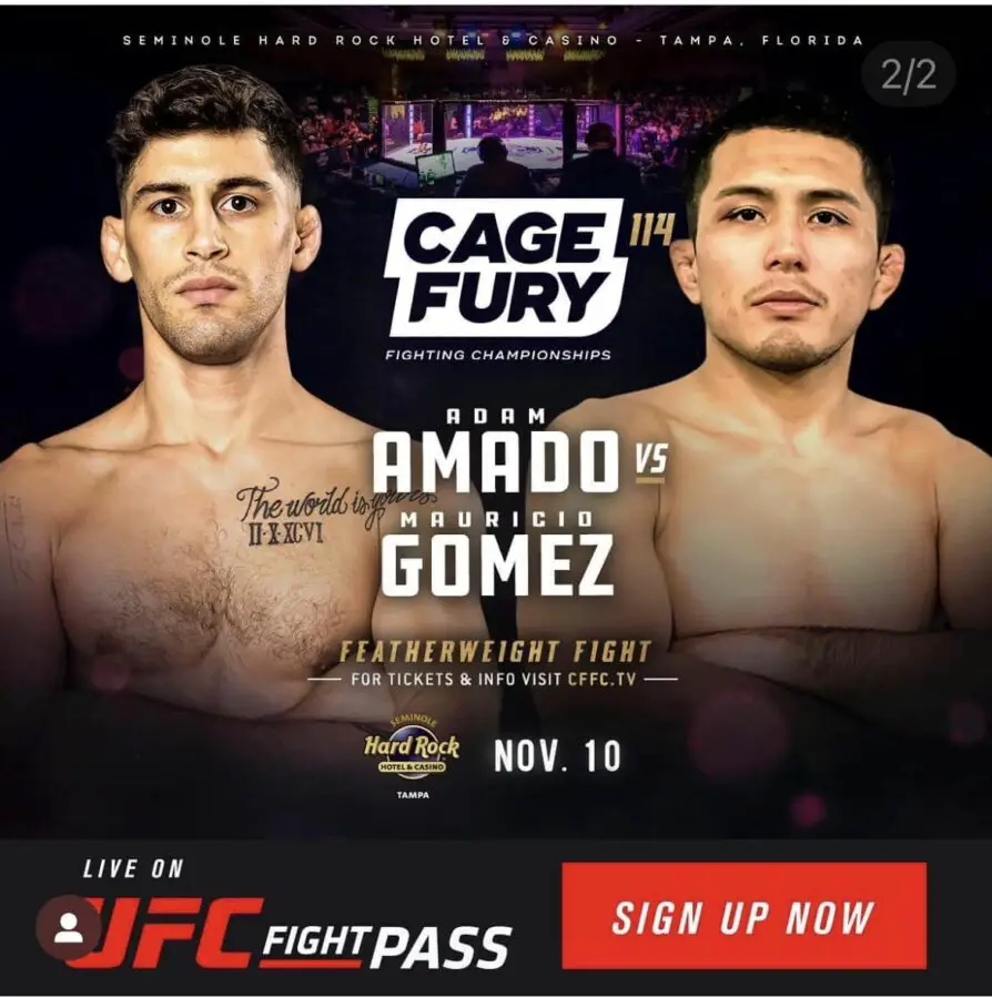 Adam Amado vs Mauricio Gomez