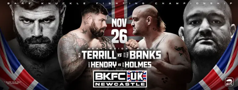 BKFC UK Newcastle Results LIVE, Terreill vs Banks