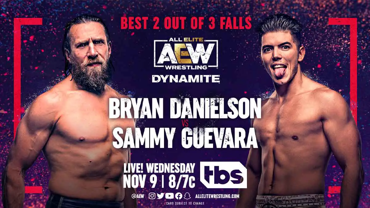 Bryan Danielson vs Sammy Guevara AEW Dynamite November 9 2022