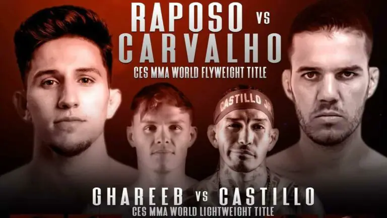 CES MMA 71 Results LIVE, Raposo vs Carvalho