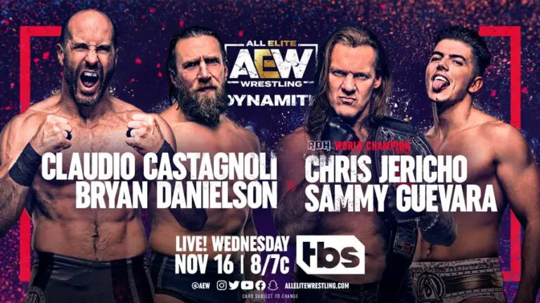 AEW Trio Tag Titles & 4 More Matches Set for Nov 16 Dynamite