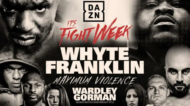 Dillian Whyte vs Jermaine Franklin Results LIVE