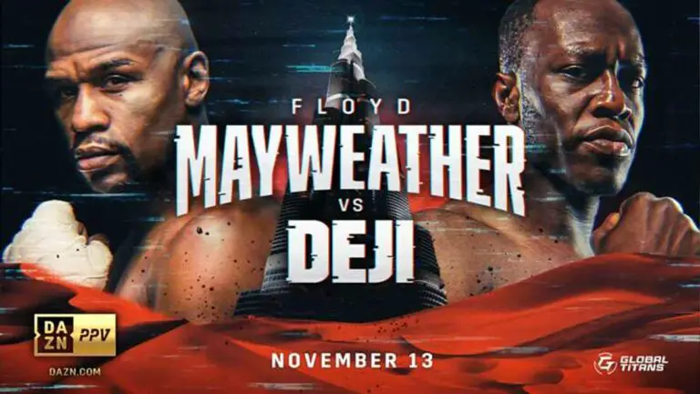 Floyd Mayweather vs Deji Olatunji Results LIVE, Streaming details